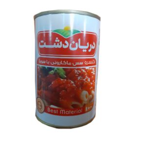 کنسرو مایه ماکارونی با سویا دریان‌دشت (۴۰۰ گرم)