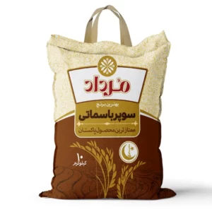 برنج سوپر باسماتی پاکستانی مرداد (۱۰ کیلوگرم)