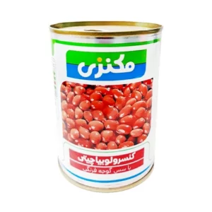 کنسرو لوبیا چیتی در سس گوجه فرنگی مکنزی (۳۸۰ گرم)