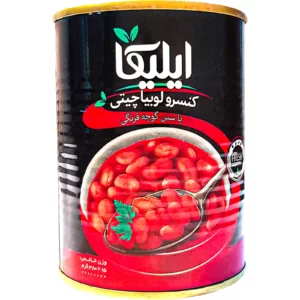 کنسرو لوبیا چیتی با سس گوجه فرنگی ایلیکا (۳۸۰ گرم)